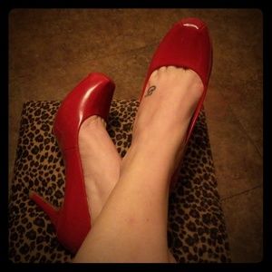 Patent Red High Heels
